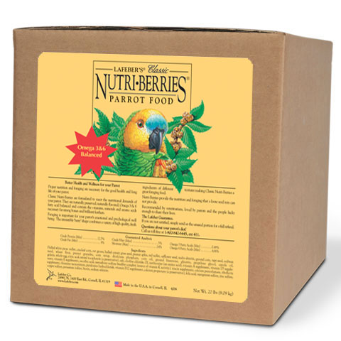 Lafeber Nutri-Berries Parrot Food 20 lb